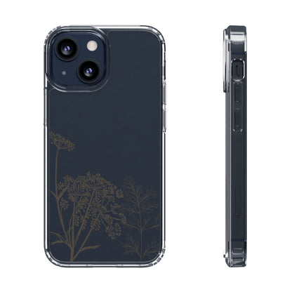 Wildflower Bushes | Clear iPhone Case / Samsung Case