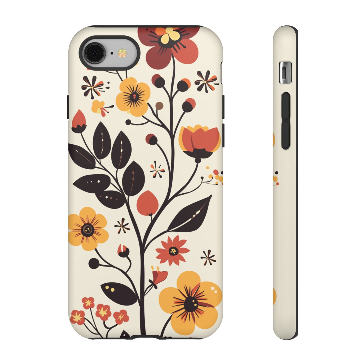 Vector Floral Vines iPhone Case