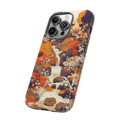 Rising Mountains & Rapid Rivers, Wildflower iPhone Case