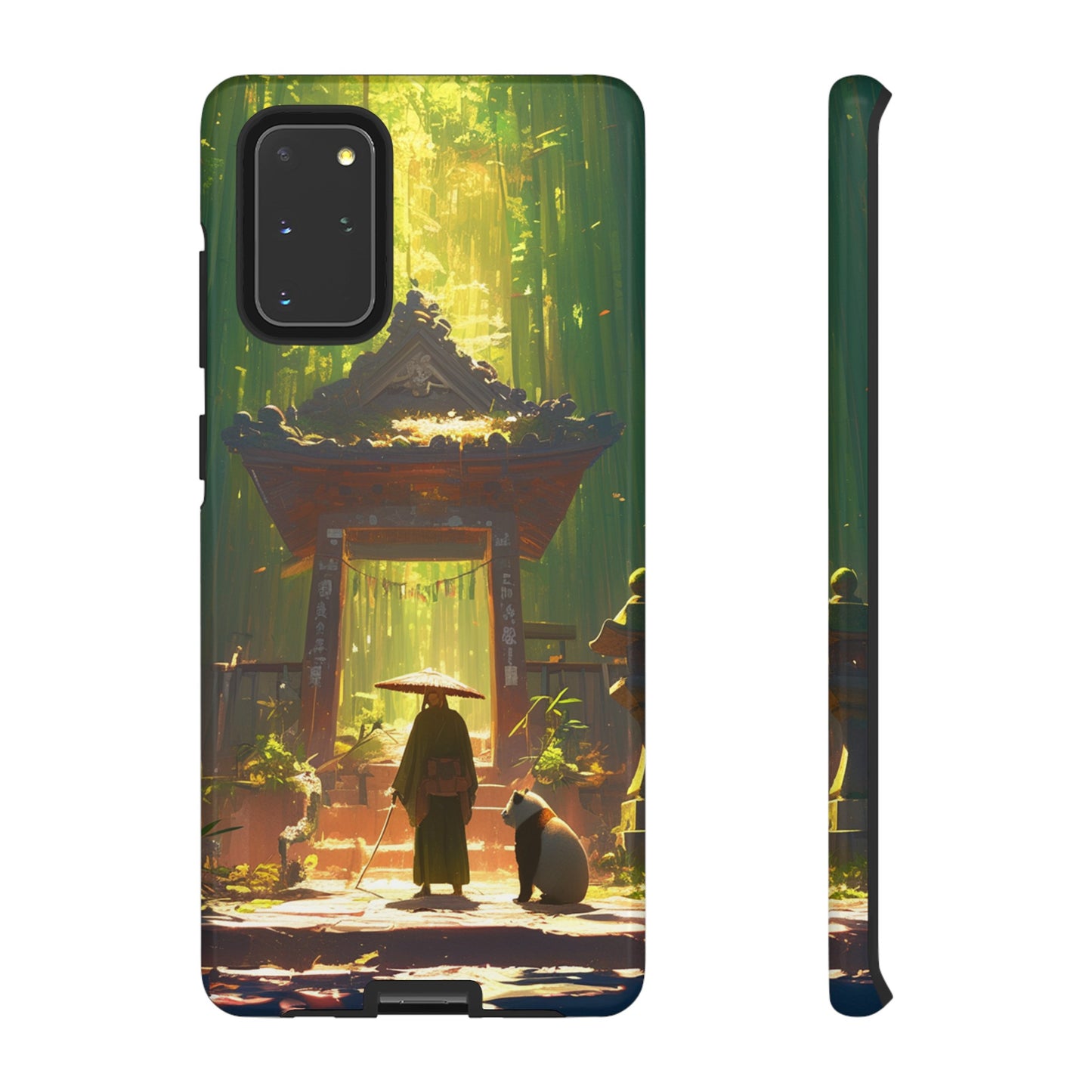 Vintage Japanese PandaTemple Aesthetic iPhone Case, iPhone 15 Pro Max 14 13 12 11 Mini, Samsung Galaxy S23 S22, Google Pixel 7 6 Pro