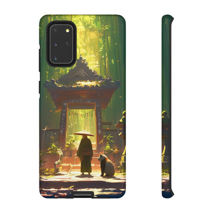 Vintage Japanese PandaTemple Aesthetic iPhone Case, iPhone 15 Pro Max 14 13 12 11 Mini, Samsung Galaxy S23 S22, Google Pixel 7 6 Pro