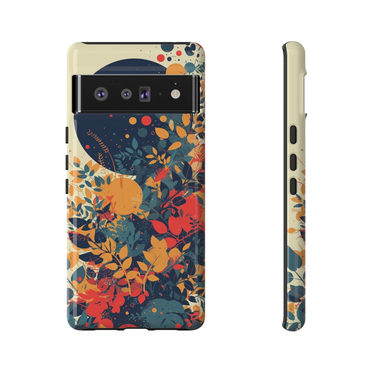 Retro Colorful Floral iPhone Case / Samsung Case