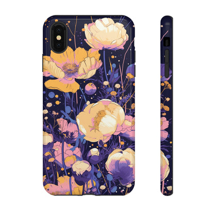 Night Cotton Flowers iPhone Case / Samsung Case