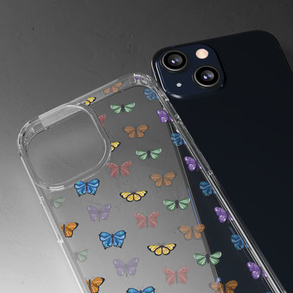 Colorful Butterflies | Clear iPhone Case / Samsung Case