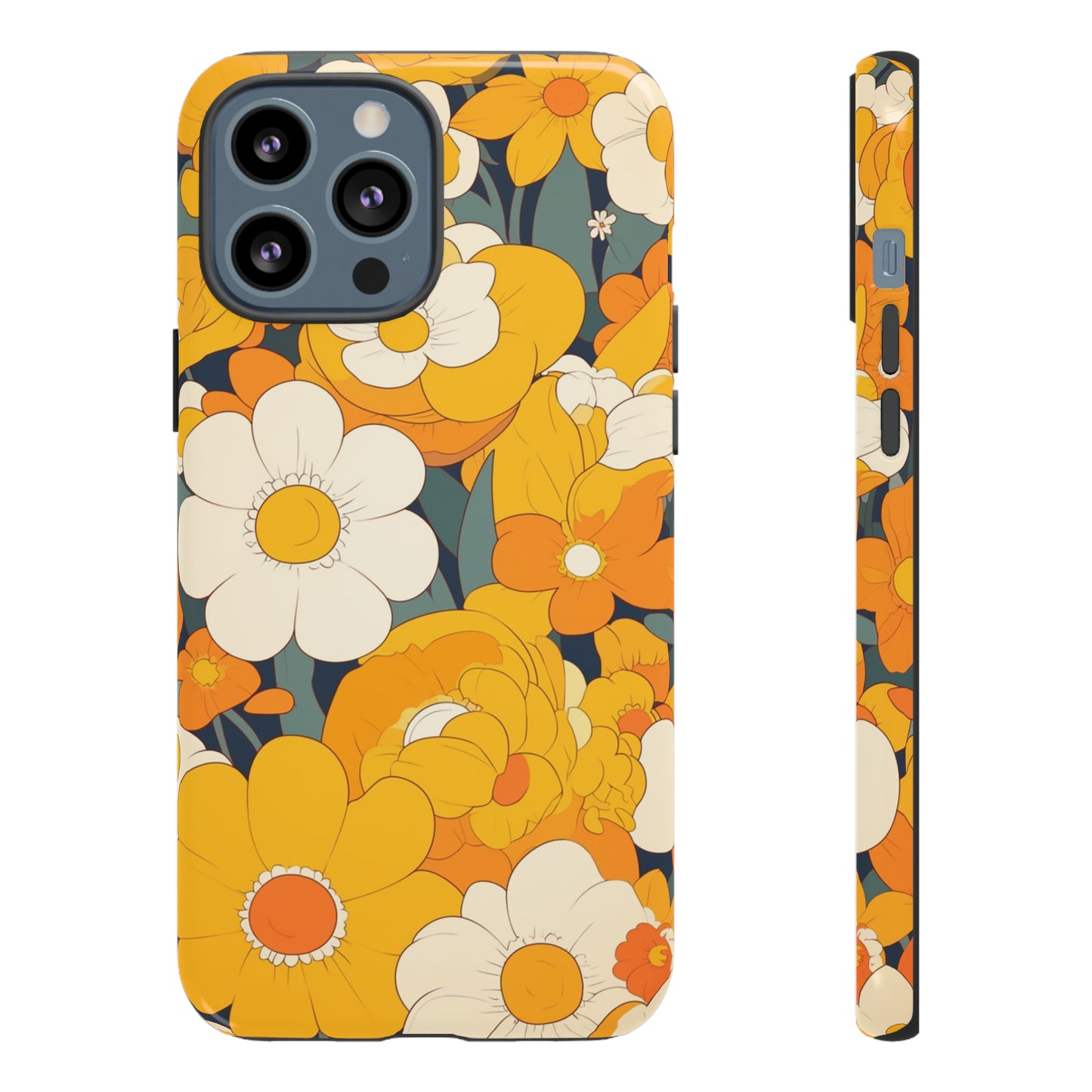 Retro Floral Art iPhone Case / Samsung Case