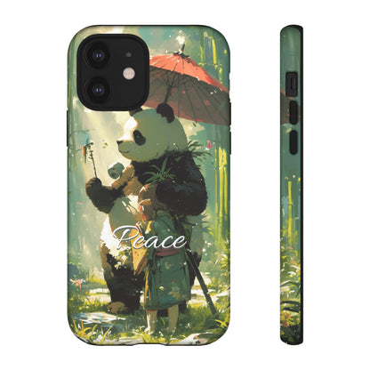 Japanese Aesthetic Vintage Panda iPhone Case / Samsung Case | "Peace"