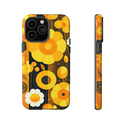 Floral Lines Retro iPhone Case / Samsung Case