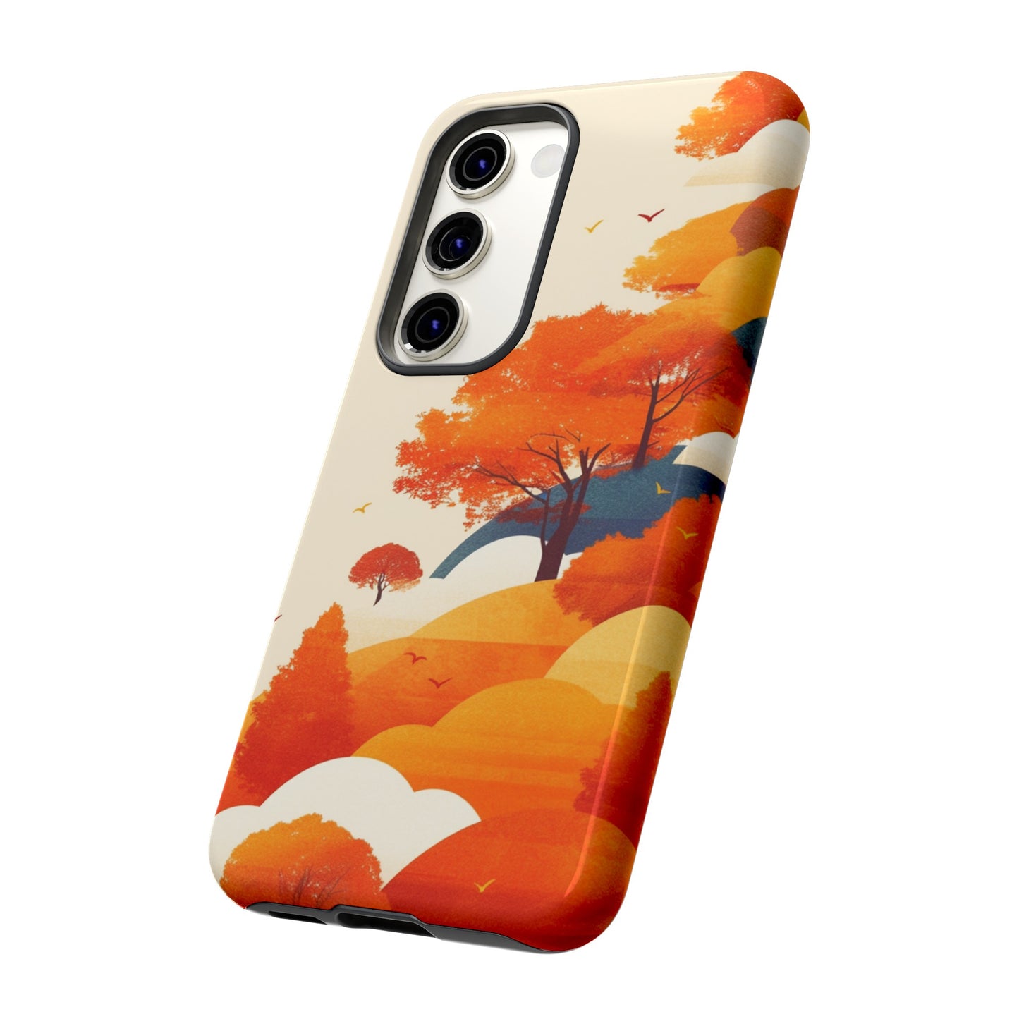 Orange Retro Landscape iPhone Case / Samsung Case