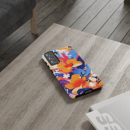 Vintage Abstract Flowers iPhone Case / Samsung Case