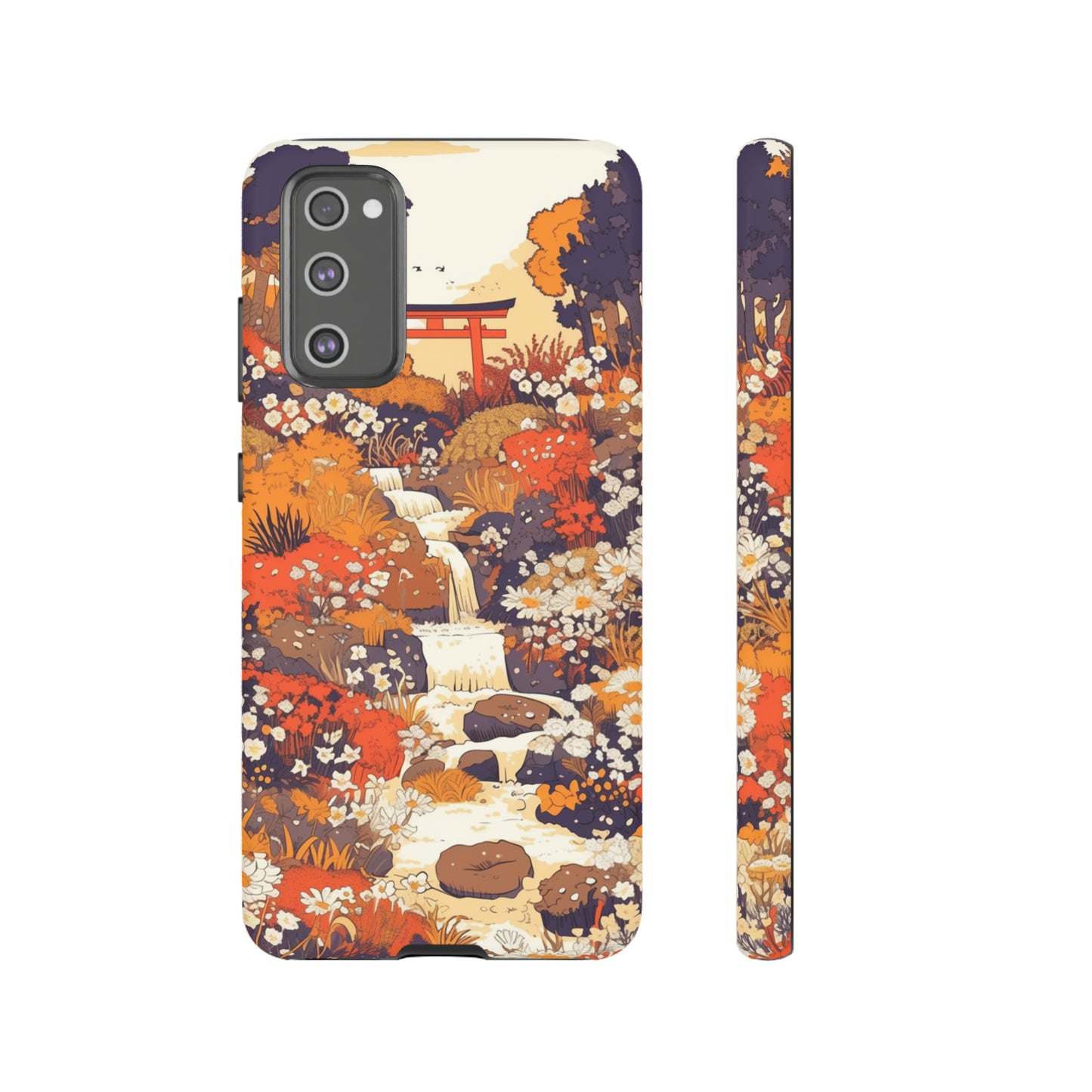 Rising Mountains & Rapid Rivers, Wildflower iPhone Case