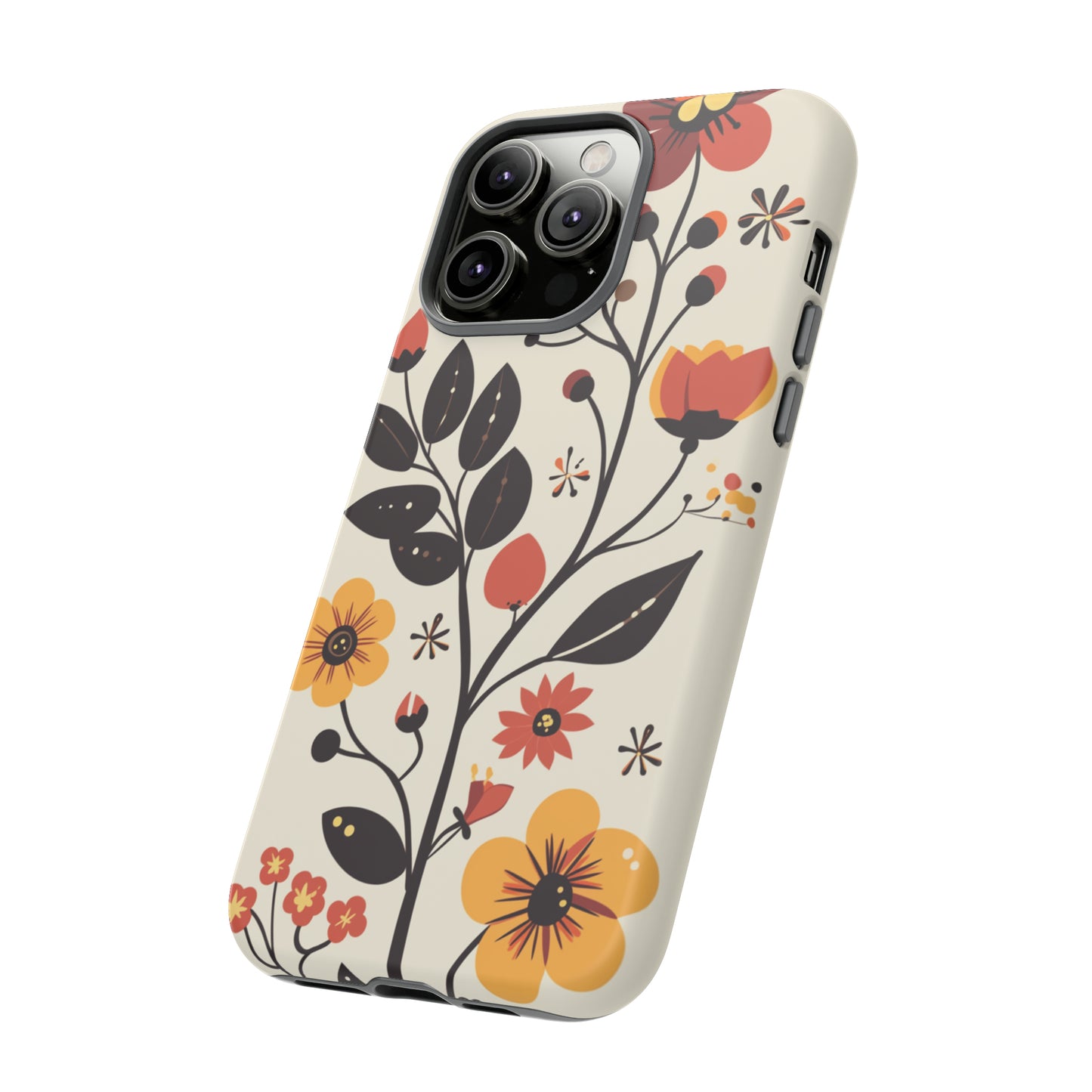 Vector Floral Vines iPhone Case