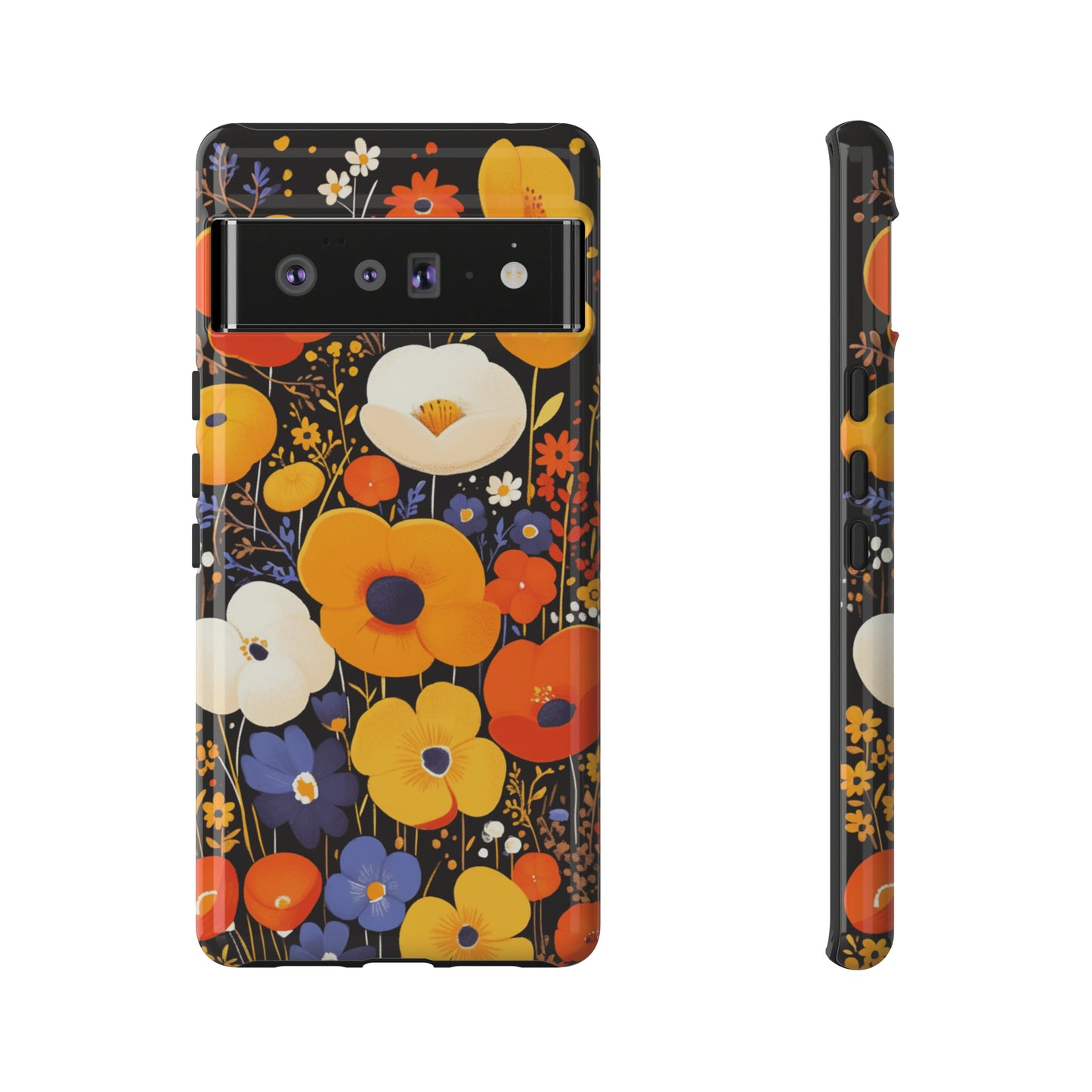 Retro Chaos, Wildflower iPhone Case / Samsung Case, Gift for Floral Lovers, Gift for Her