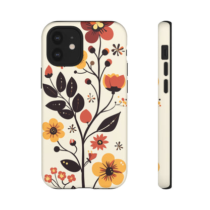 Vector Floral Vines iPhone Case