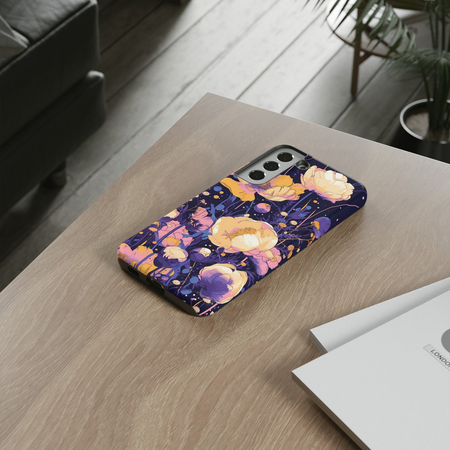 Night Cotton Flowers iPhone Case / Samsung Case