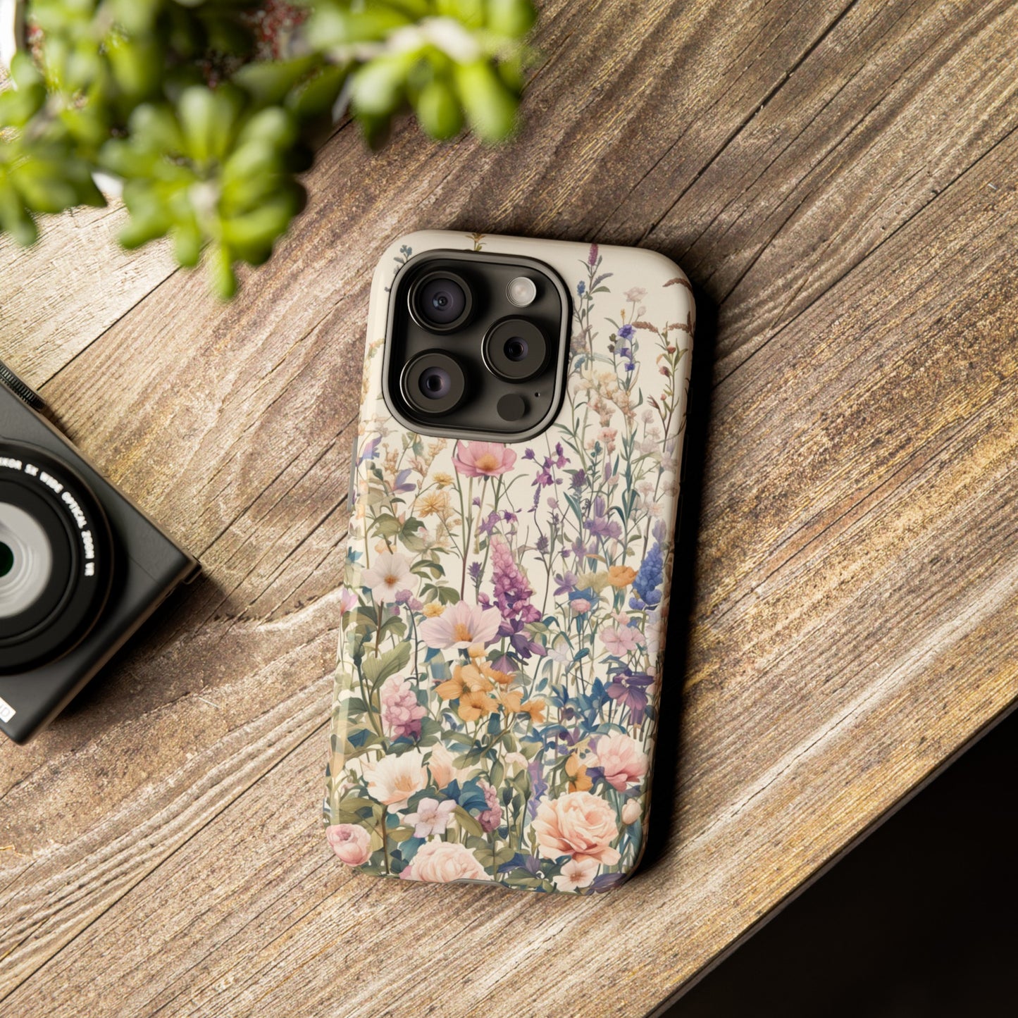 Tall Vintage Wildflowers iPhone Case / Samsung Case