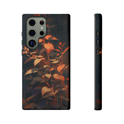 Black Blooms Wildflower iPhone Case