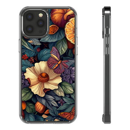 Butterflies and Blooms | Clear iPhone Case / Samsung Case