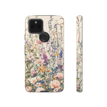 Tall Vintage Wildflowers iPhone Case / Samsung Case