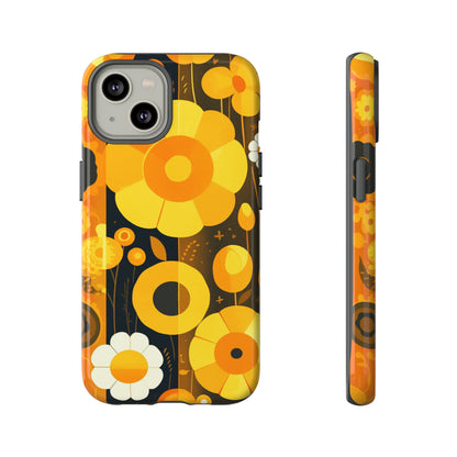 Floral Lines Retro iPhone Case / Samsung Case