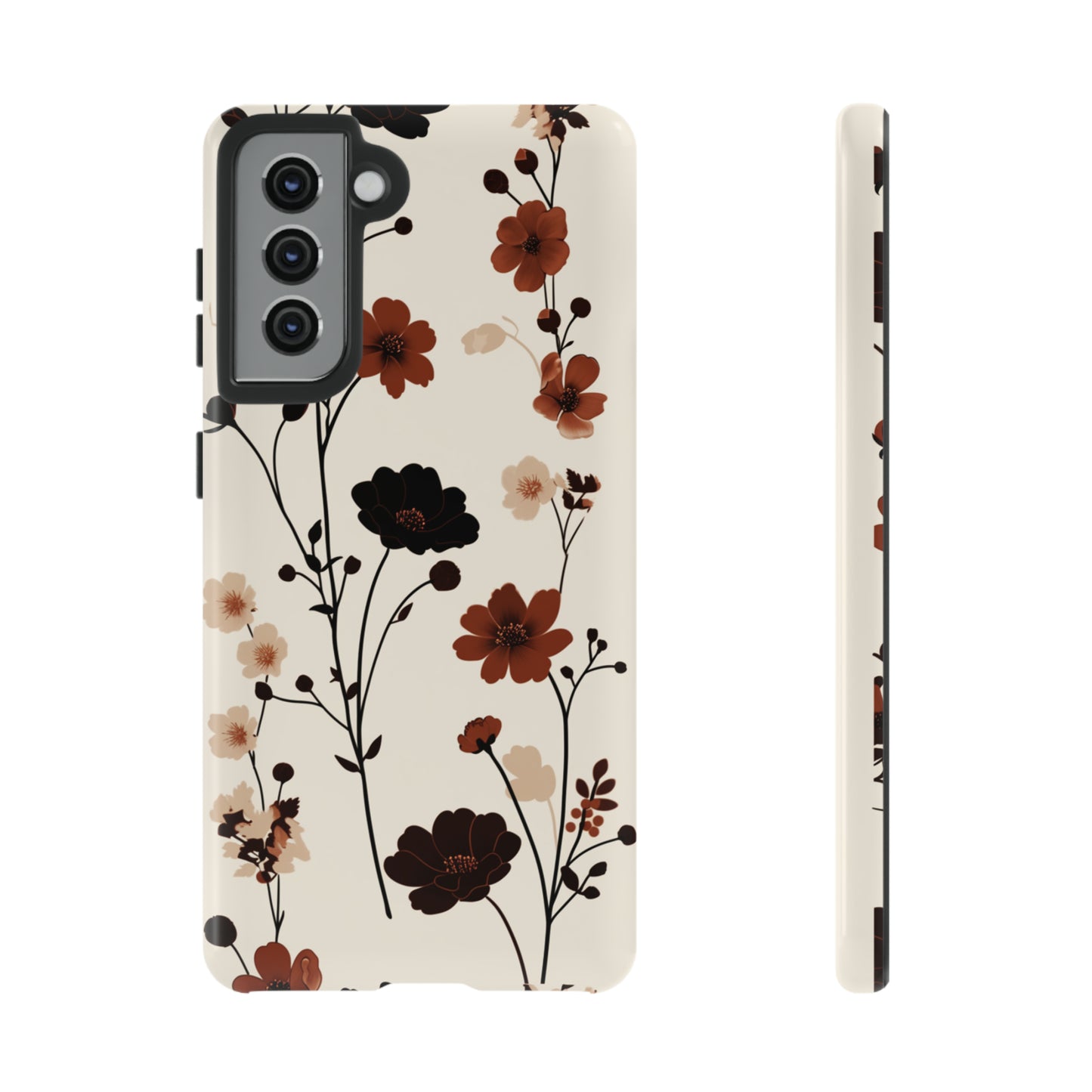 Minimalistic Tall Wildflowers iPhone Case