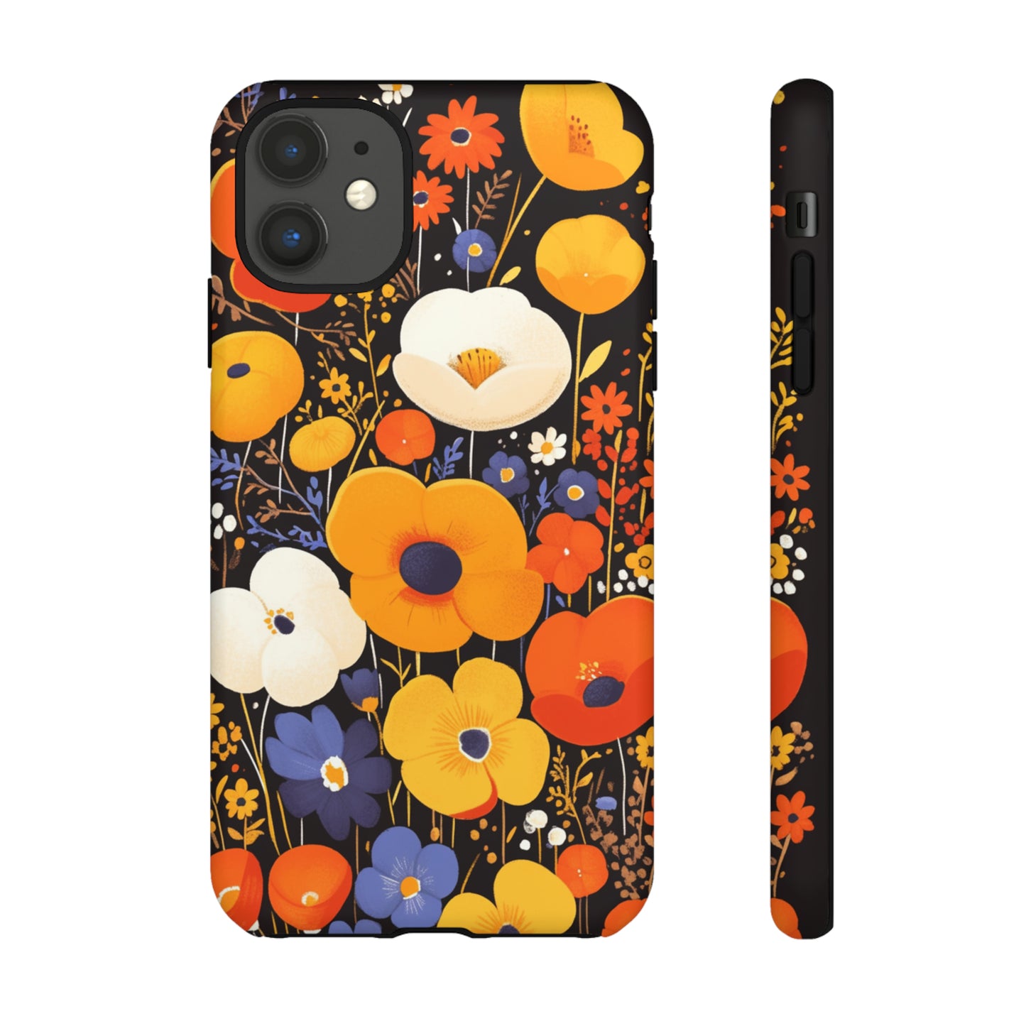 Retro Chaos, Wildflower iPhone Case / Samsung Case, Gift for Floral Lovers, Gift for Her