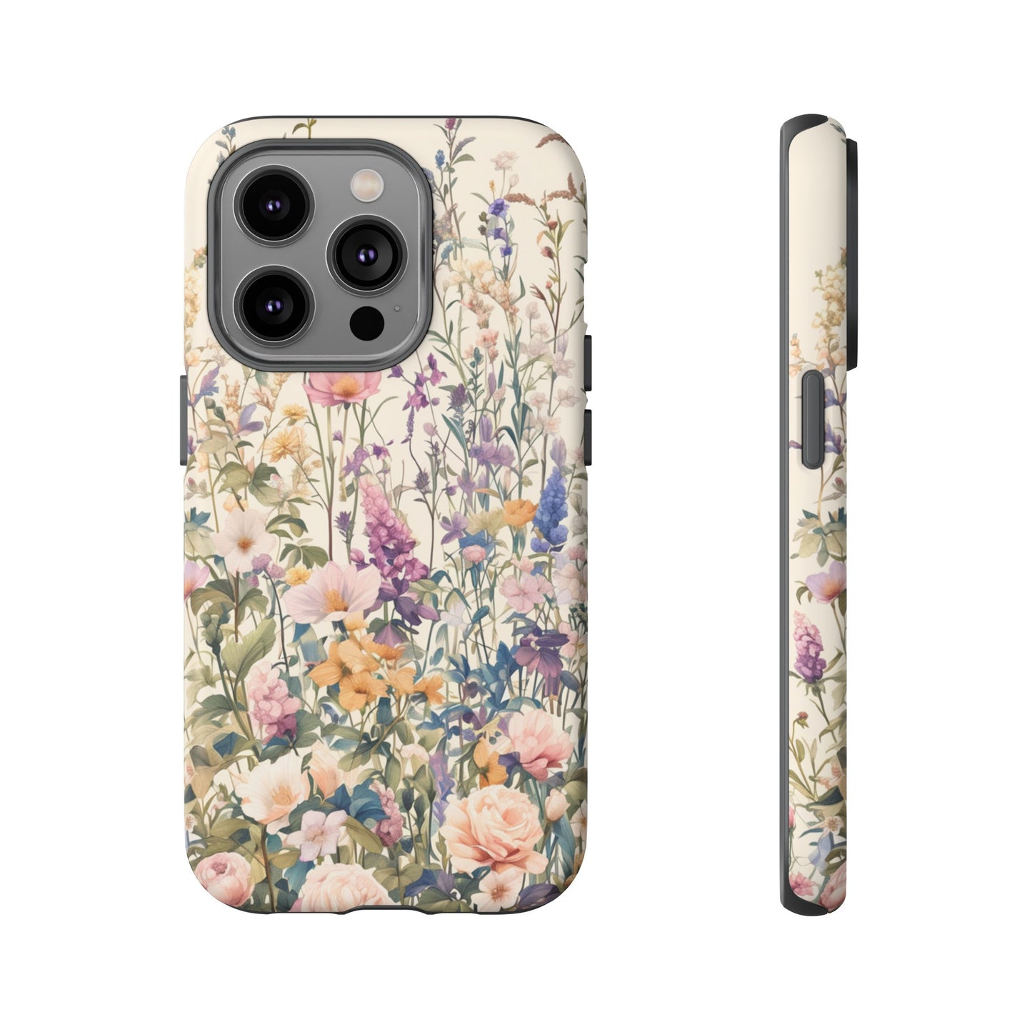 Tall Vintage Wildflowers iPhone Case / Samsung Case