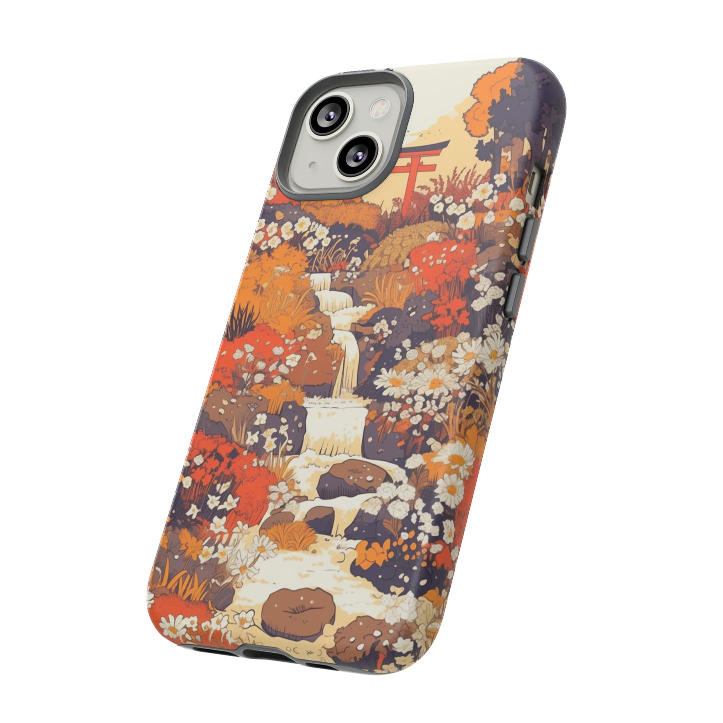 Rising Mountains & Rapid Rivers, Wildflower iPhone Case