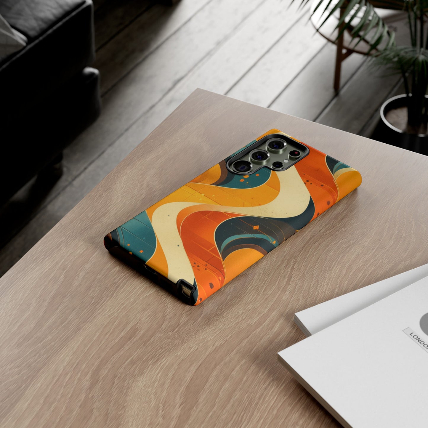 Retro Abstract Staircase iPhone Case / Samsung Case