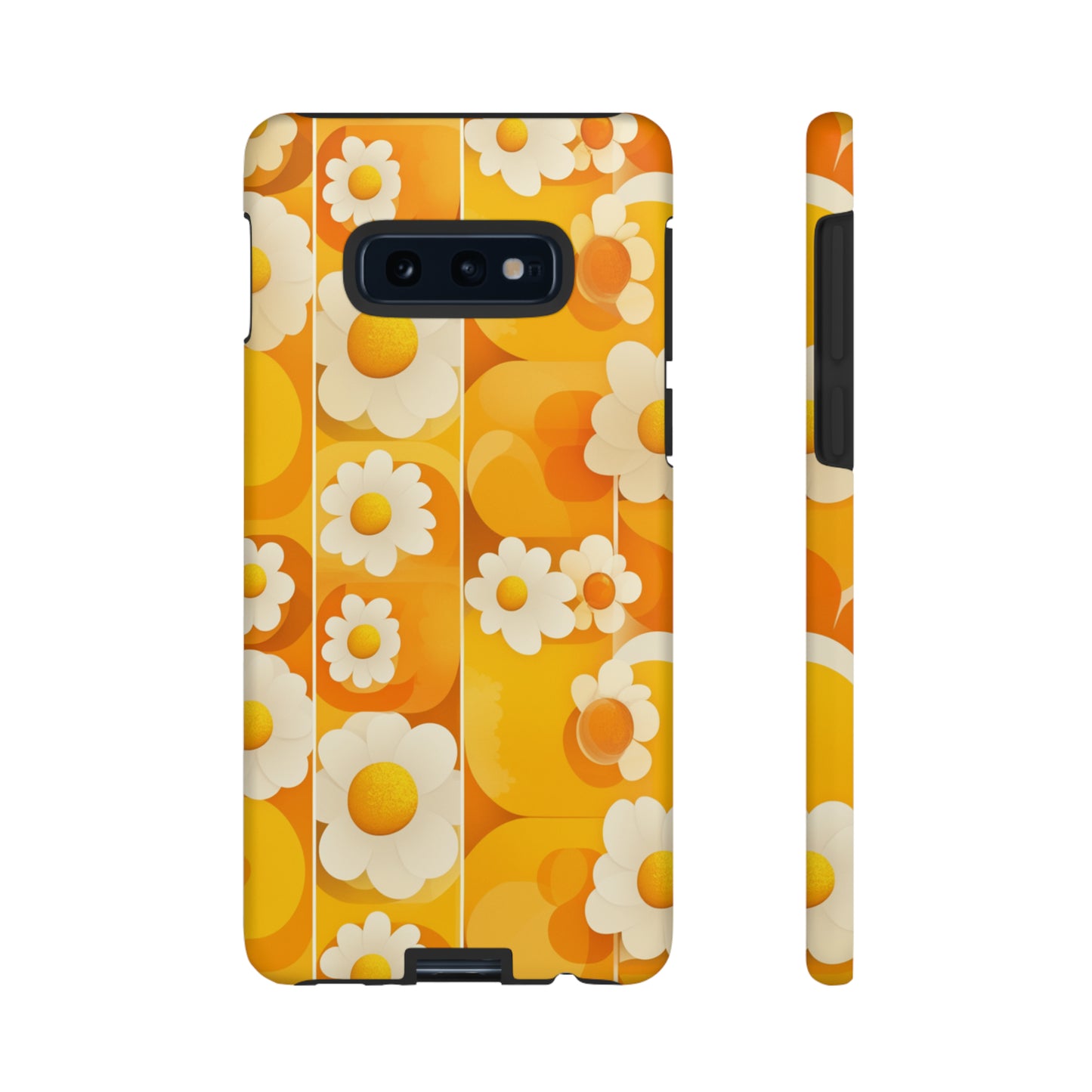 Yellow Floral Pattern Retro iPhone Case / Samsung Case