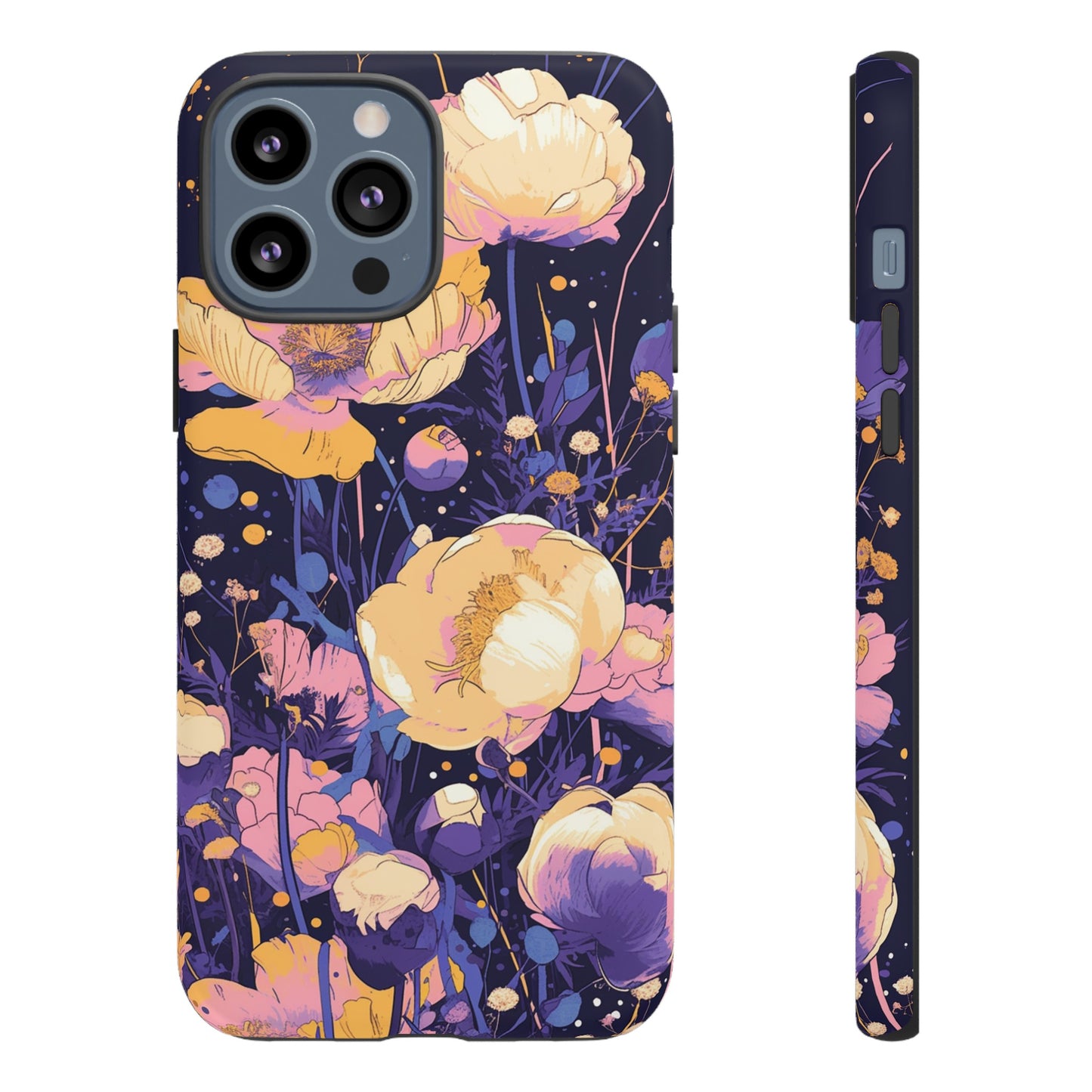 Night Cotton Flowers iPhone Case / Samsung Case