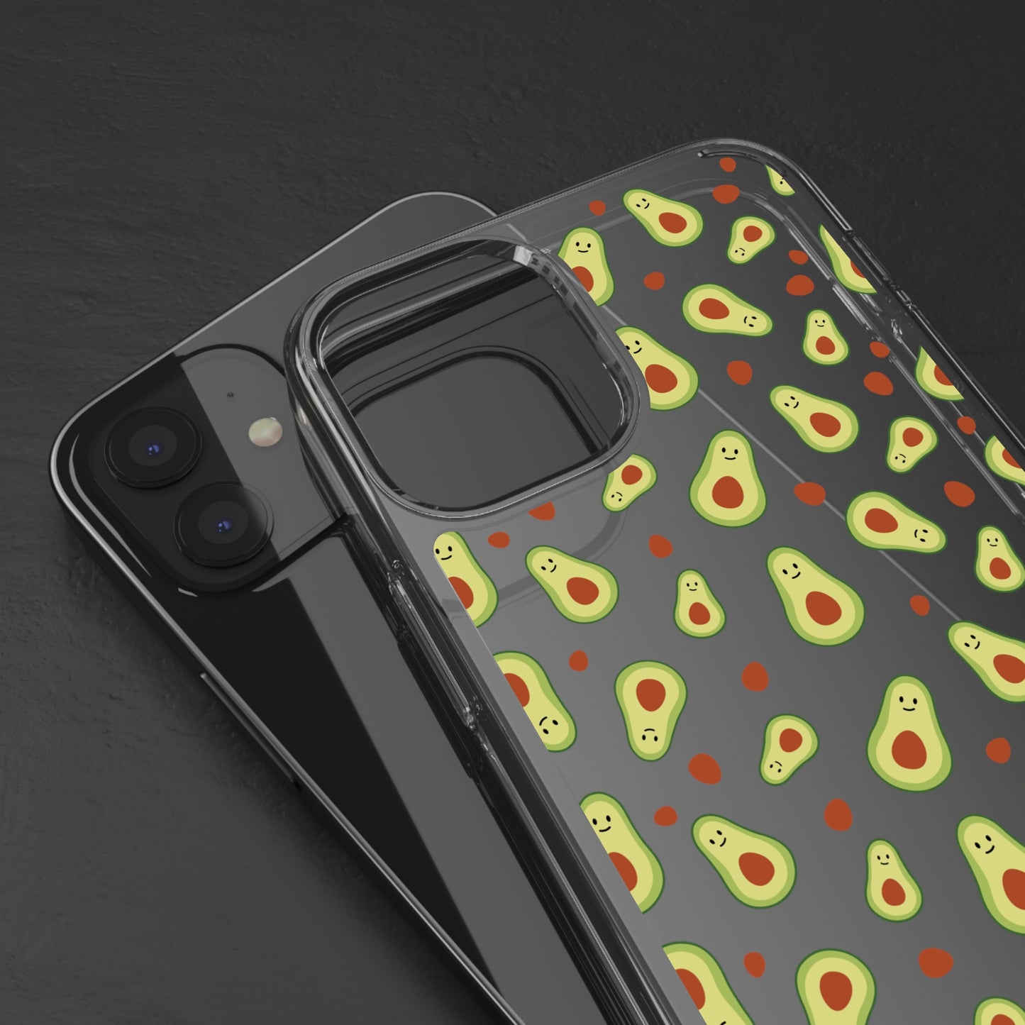 Avocados Clear Phone Case