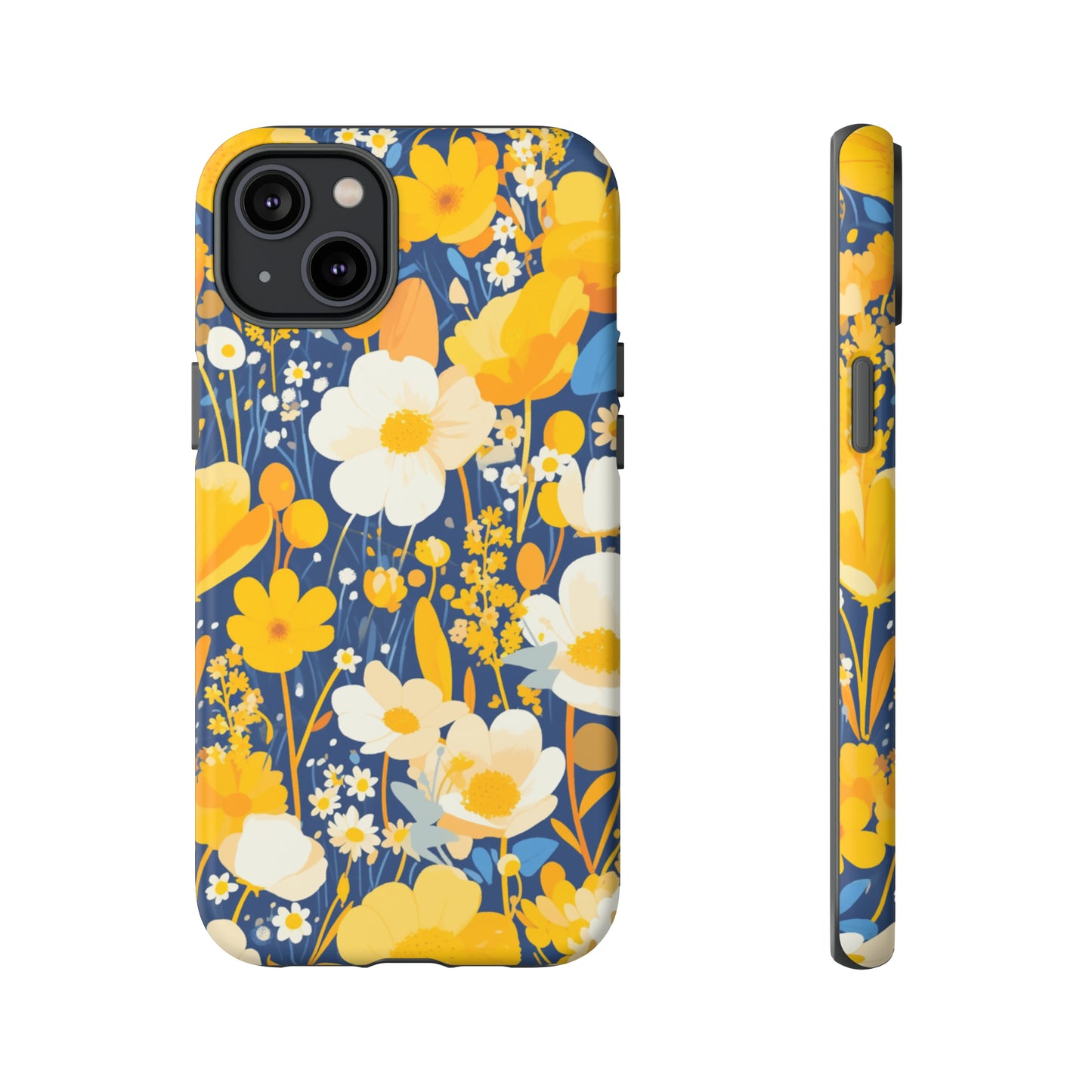 Wildflower Abstract Retro 70s iPhone Case / Samsung Case