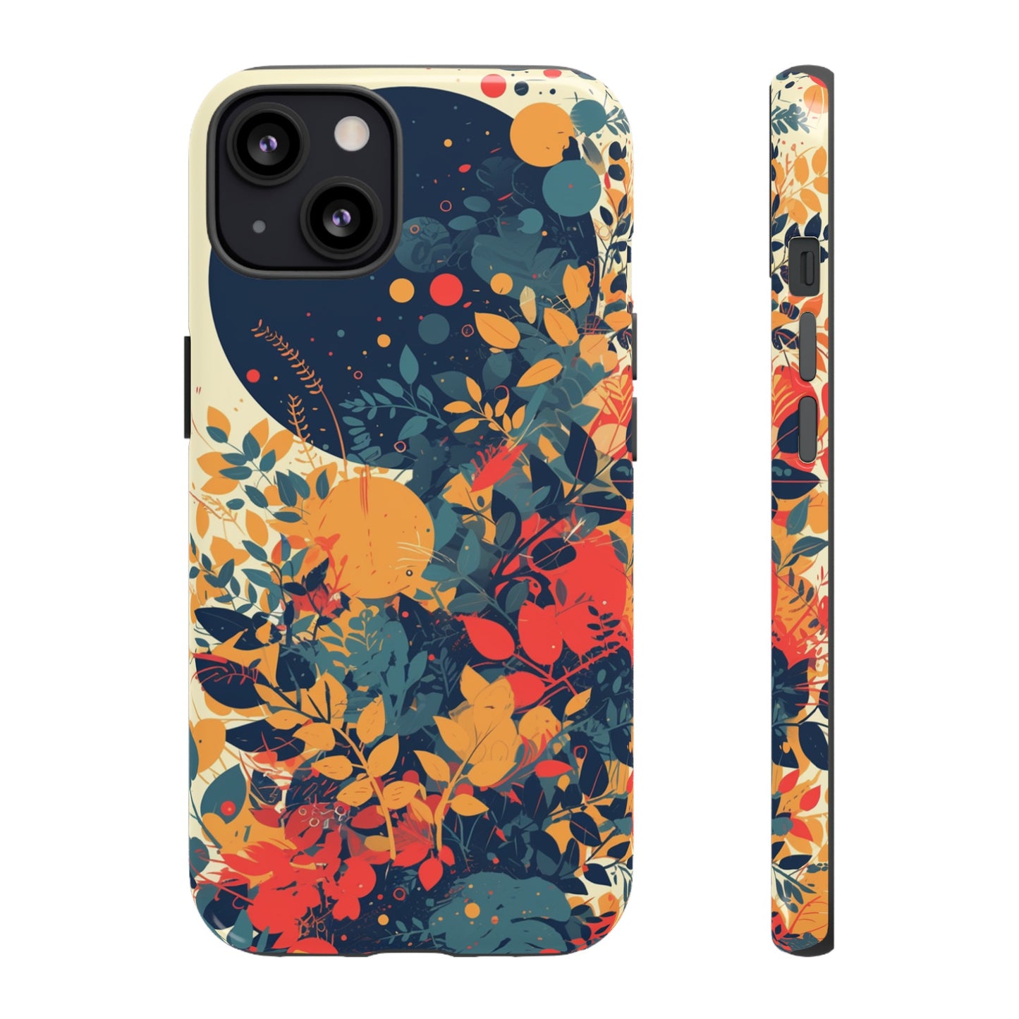 Retro Colorful Floral iPhone Case / Samsung Case