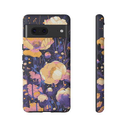 Night Cotton Flowers iPhone Case / Samsung Case