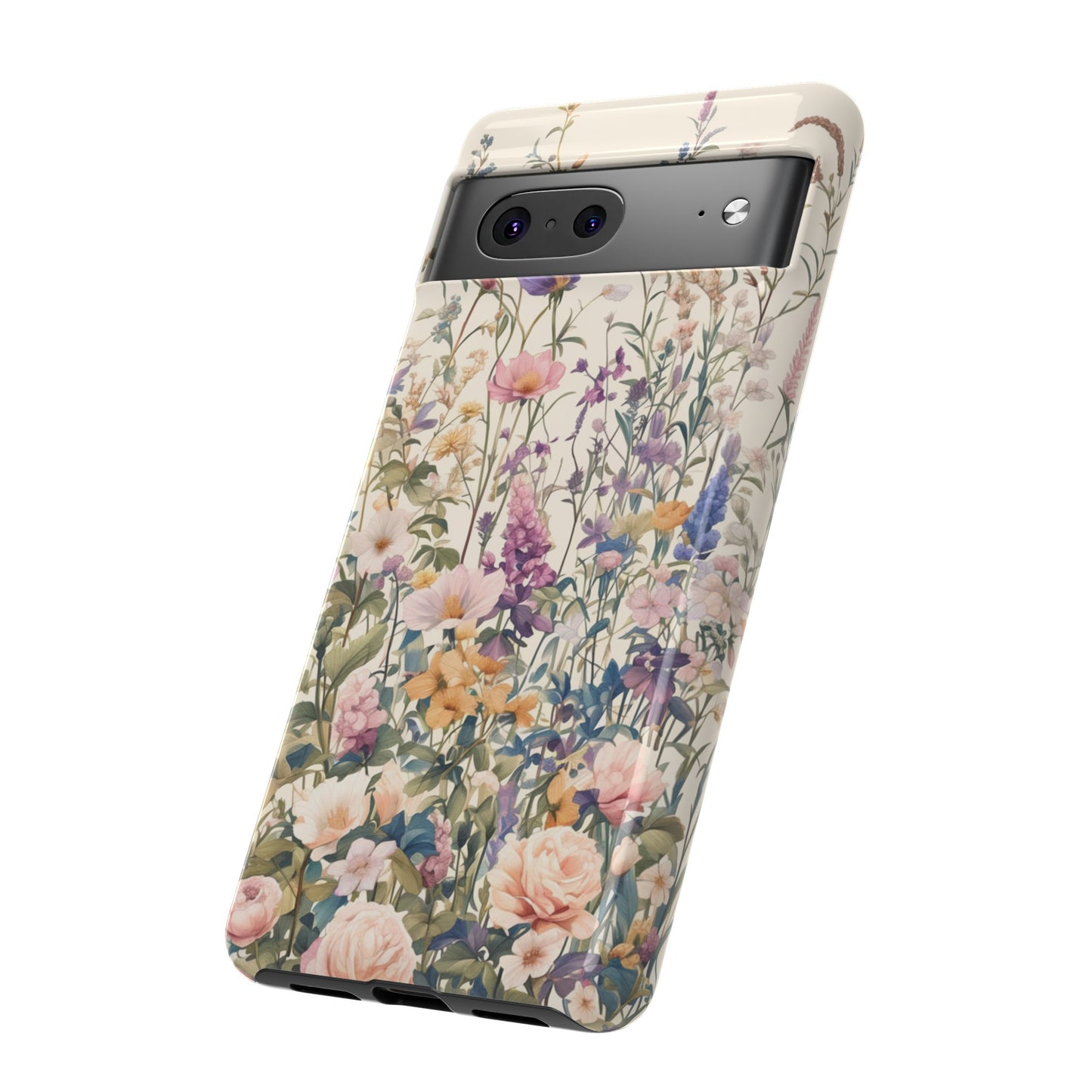 Tall Vintage Wildflowers iPhone Case / Samsung Case