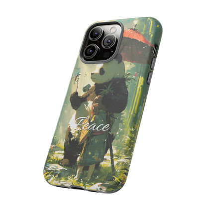 Japanese Aesthetic Vintage Panda iPhone Case / Samsung Case | "Peace"