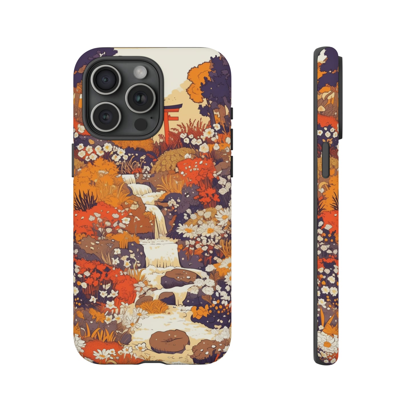 Rising Mountains & Rapid Rivers, Wildflower iPhone Case