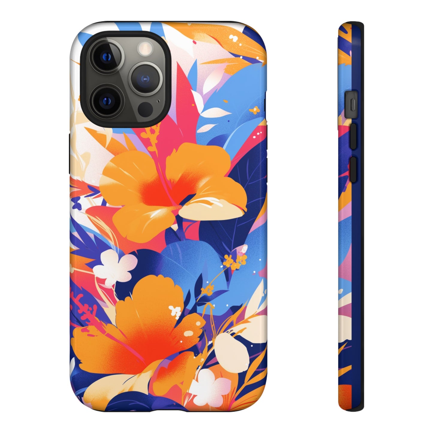 Vintage Abstract Flowers iPhone Case / Samsung Case