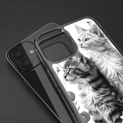 Kittens and Flowers | Clear iPhone Case / Samsung Case