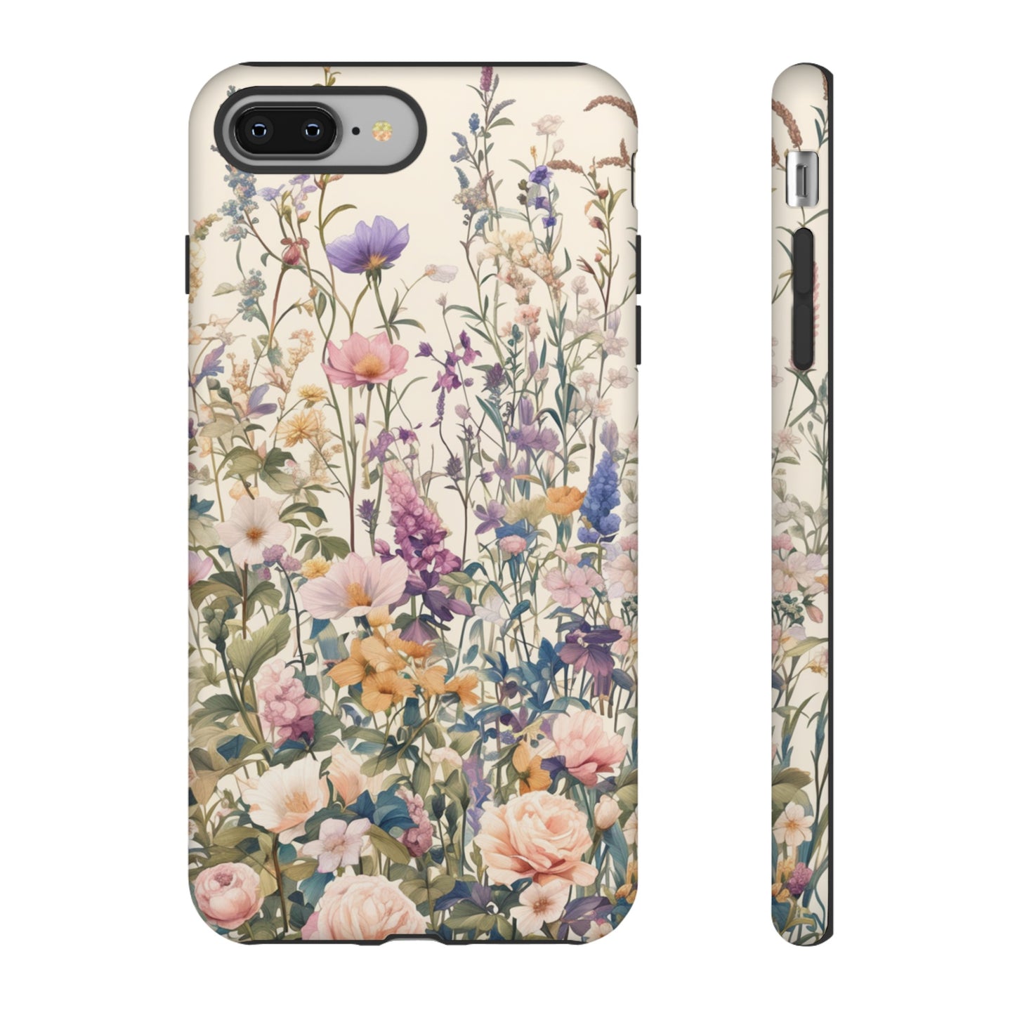 Tall Vintage Wildflowers iPhone Case / Samsung Case