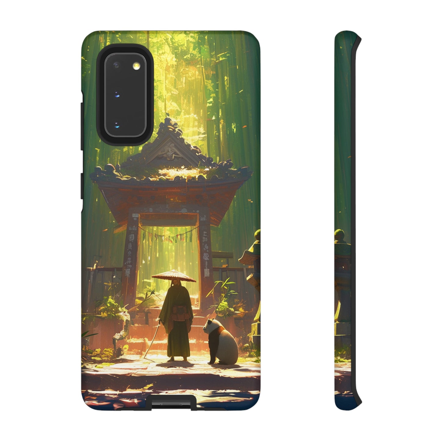 Vintage Japanese PandaTemple Aesthetic iPhone Case, iPhone 15 Pro Max 14 13 12 11 Mini, Samsung Galaxy S23 S22, Google Pixel 7 6 Pro