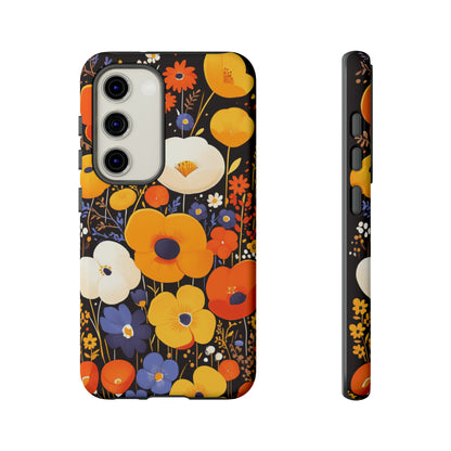 Retro Chaos, Wildflower iPhone Case / Samsung Case, Gift for Floral Lovers, Gift for Her