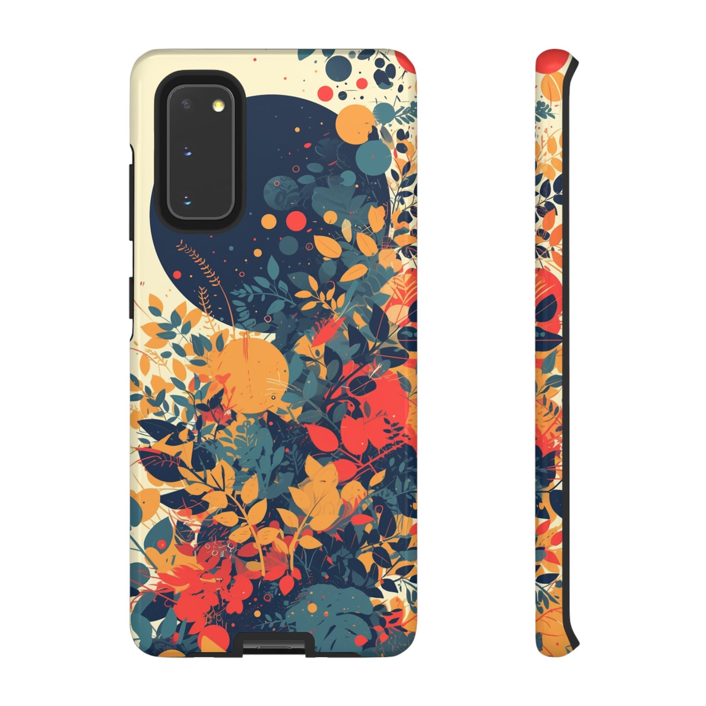 Retro Colorful Floral iPhone Case / Samsung Case