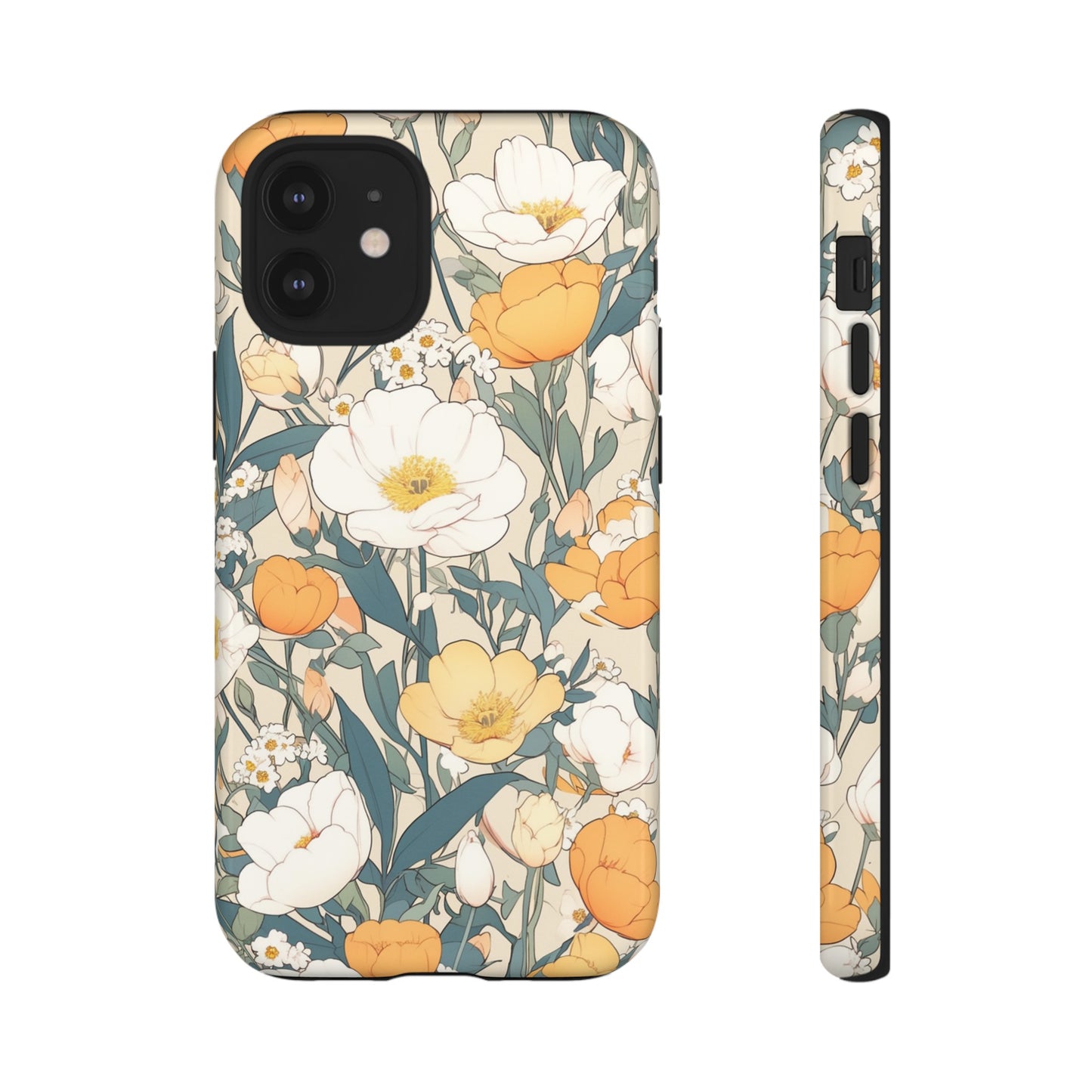 Tall White Flowers iPhone Case / Samsung Case