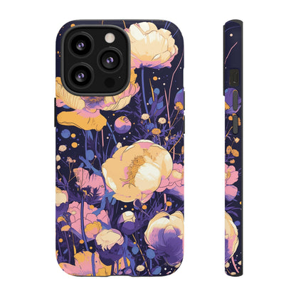 Night Cotton Flowers iPhone Case / Samsung Case