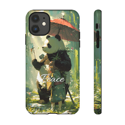 Japanese Aesthetic Vintage Panda iPhone Case / Samsung Case | "Peace"