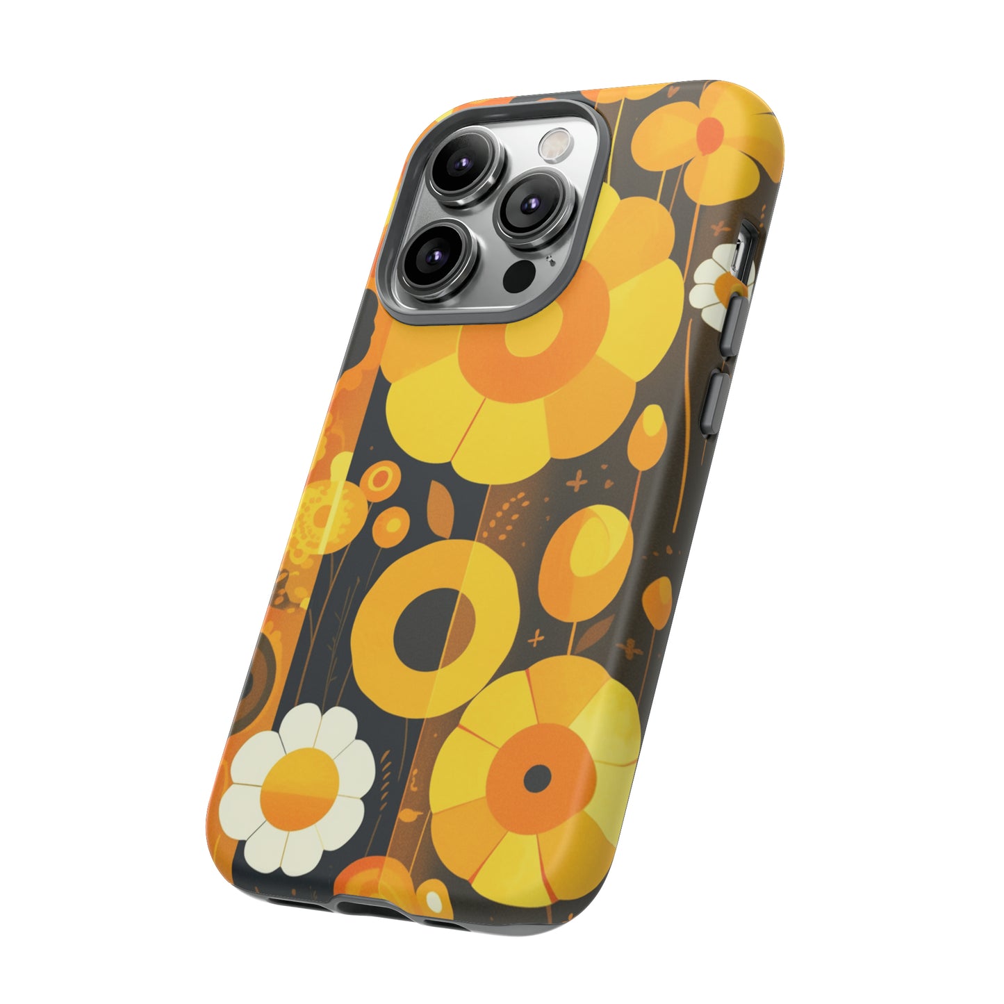 Floral Lines Retro iPhone Case / Samsung Case