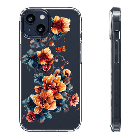 Floral Blooms | Clear iPhone Case / Samsung Case