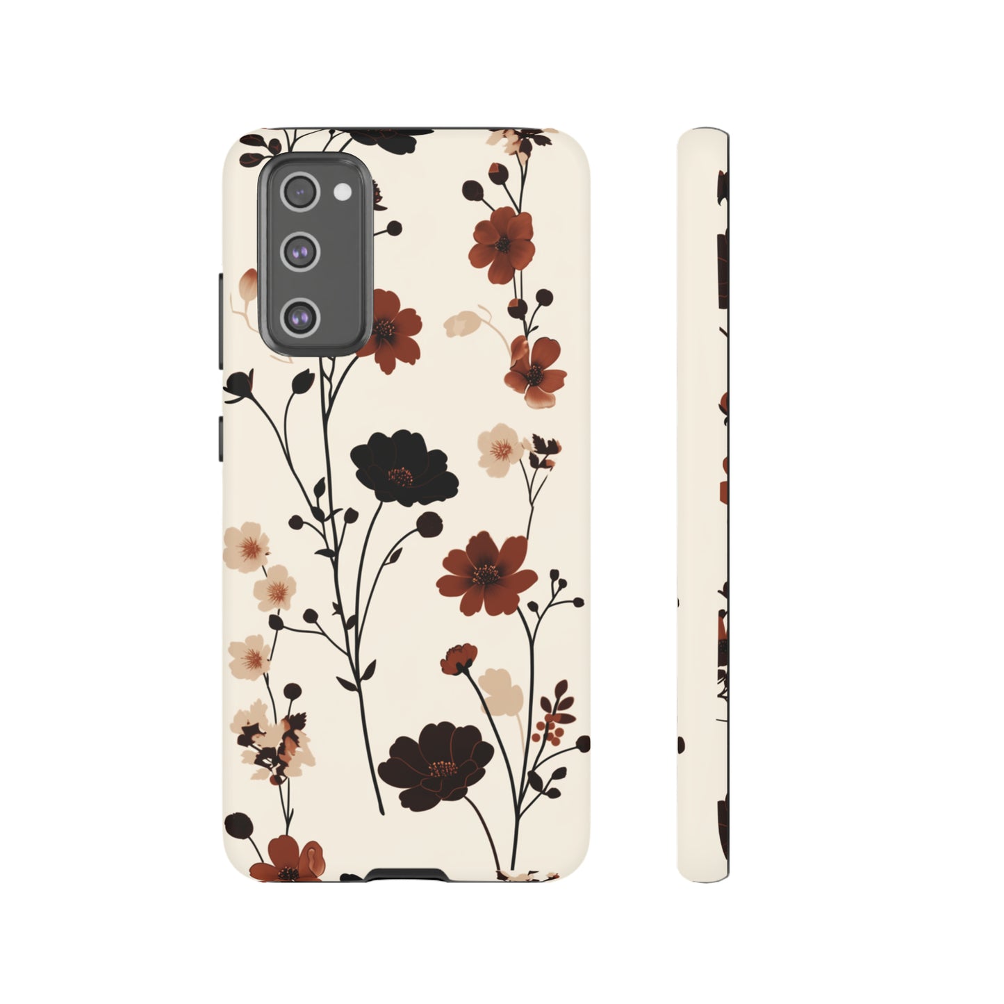 Minimalistic Tall Wildflowers iPhone Case