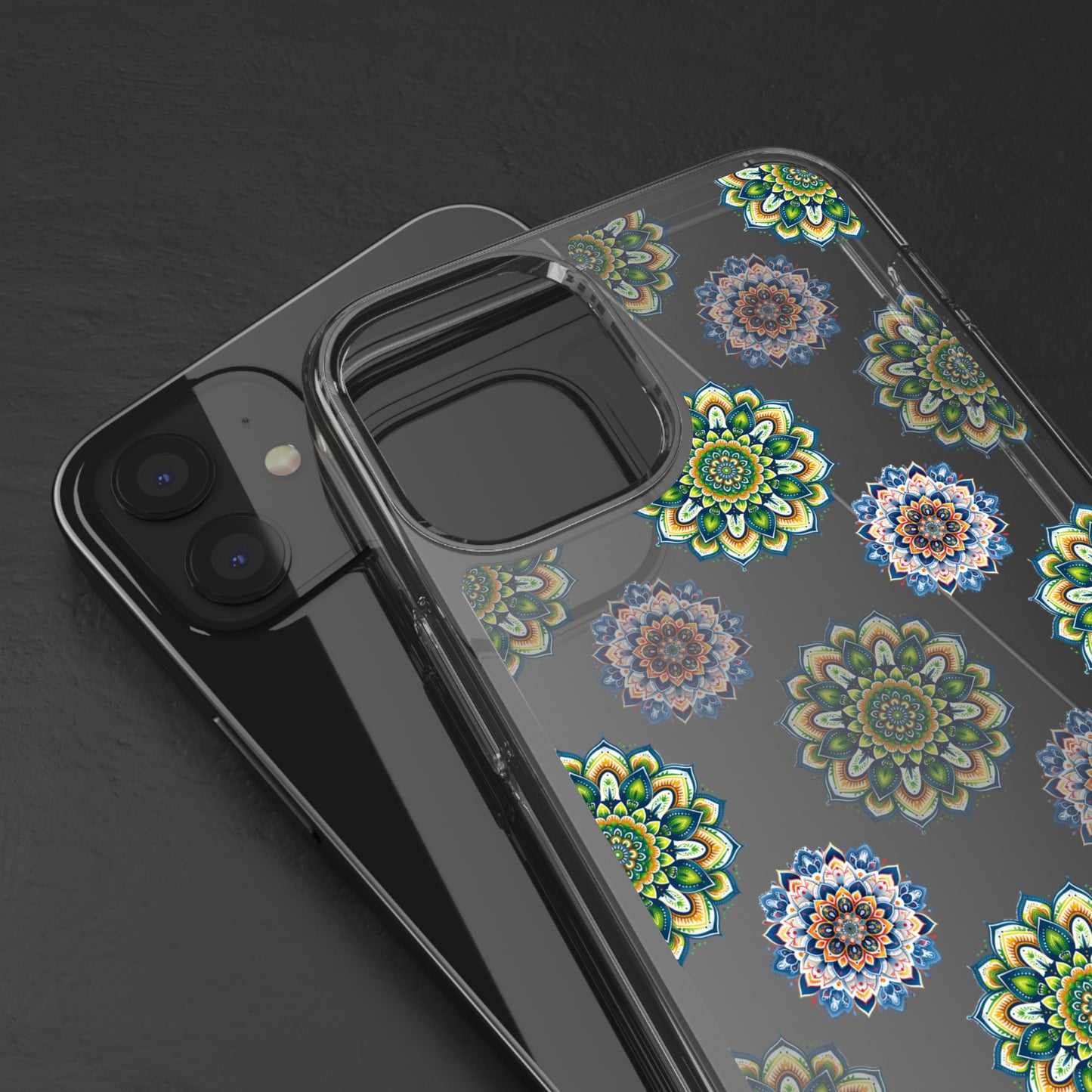 Lime Mandala Pattern | Clear iPhone Case / Samsung Case